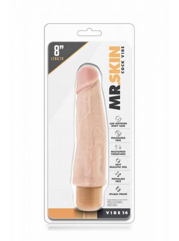 Vibrator realistic Mr. Skin Cock Vibe, 20 cm