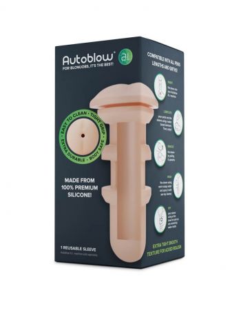 Manson pentru Masturbatorul Autoblow A.I. Silicone, Anus,Flesh