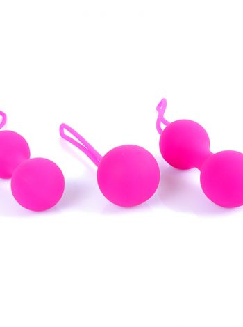 Set Bile Kegel din Silicon Medical, Exercitii pentru Muschii Pelvieni, 3 Bucati