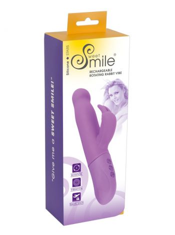 Vibrator Sweet Smile Rotating Rabbit Mov, 23 cm