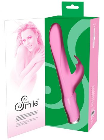 Vibrator Sweet Smile Rotating Rabbit Vibe, Pink