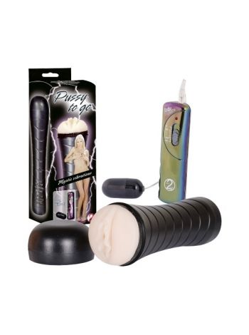 Masturbator vagin cu vibratii Pussy TO GO